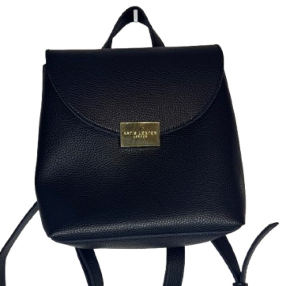 Katie Loxton London Bea Backpack Vegan Leather Navy Blue Adjustable Straps
